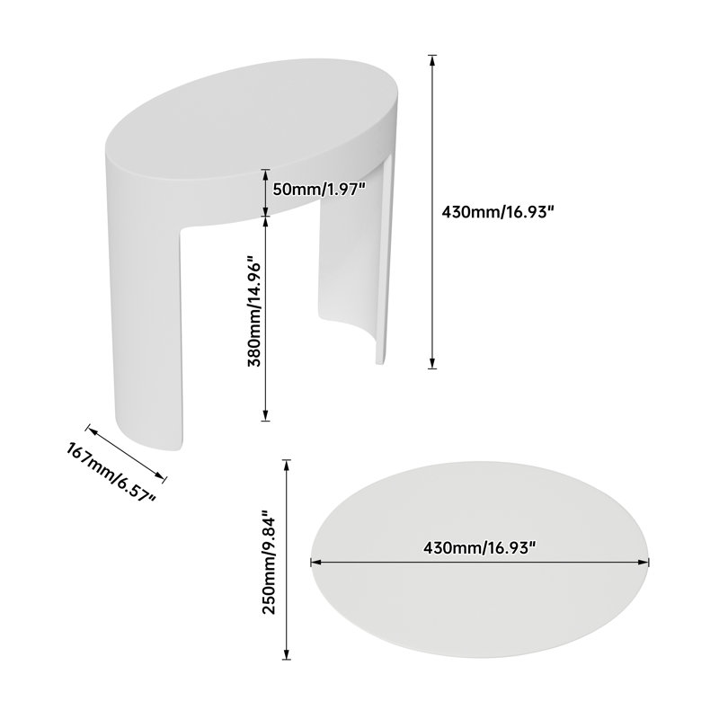 Freestanding Solid Surface Shower Stool