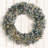 CAPHAUS Lighted Artificial Christmas Wreath, w/ LED Lights, Frosted Pine and Berries, Multiple Sizes-104804558