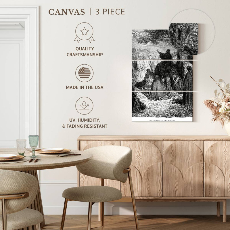 Adella Jesus Preaching, 57" H x 36" W