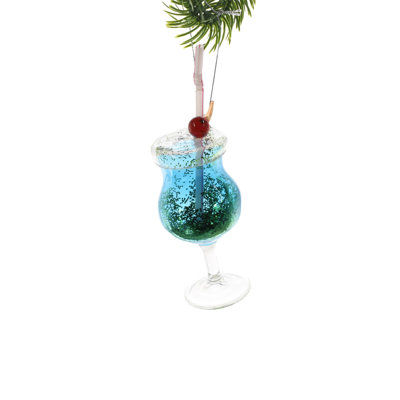 Ornement de cocktail suspendu Aqua (paquet de 3)