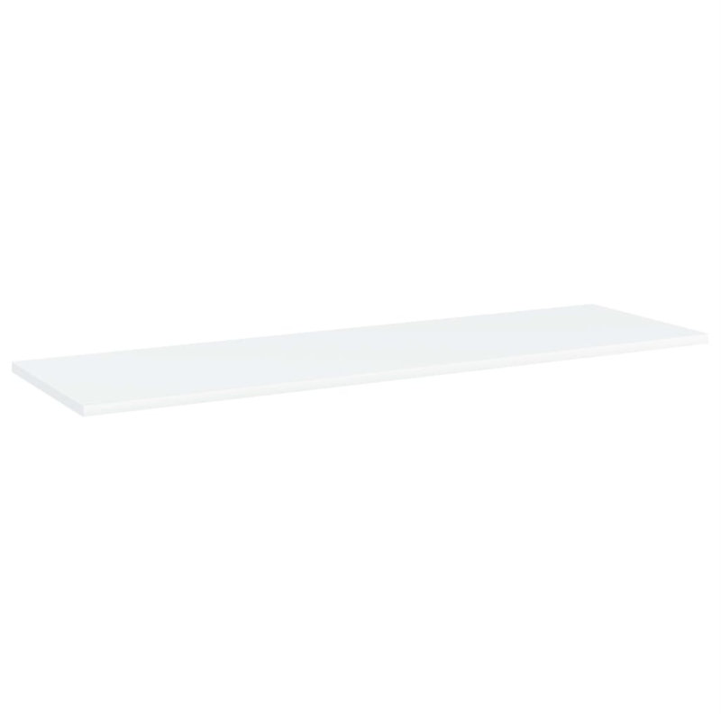 Tablettes flottantes étagères murales, Blanc, H 0,6 po x l 39,4 po x P 11,8 po