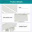 Repose-pieds pliable en plastique PEHD Adirondack-891781479