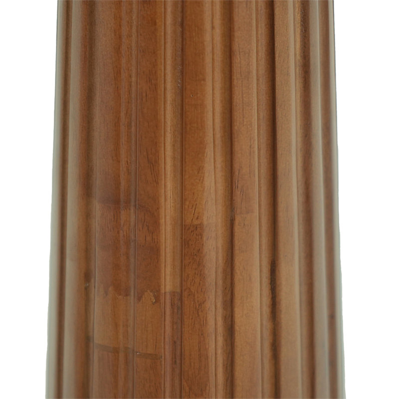Table de salle à manger ronde moderne, table en pierre frittée de 33,5 po avec pieds en bois et base dorée, table de cuisine pour 2 personnes pour un petit espace, capacité de poids de 150 lb (seulement la table de Négociation)