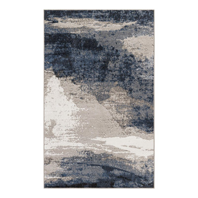 Ivy Bronx Glomma Nathanyl Rug Blue