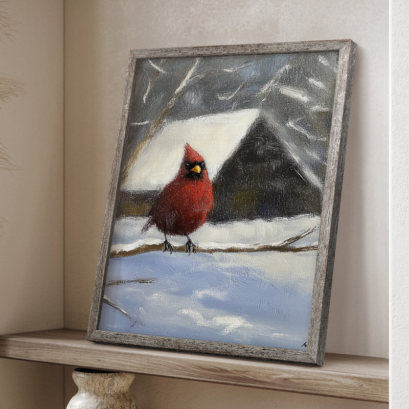 «Christmas Holiday Art» CDL XXVI, reproduction d'art encadrée - bois massif, H 11 po x l 9 po