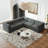Karr 5-Seater L-Shape Boneless Compression Modular Sofa-422299382