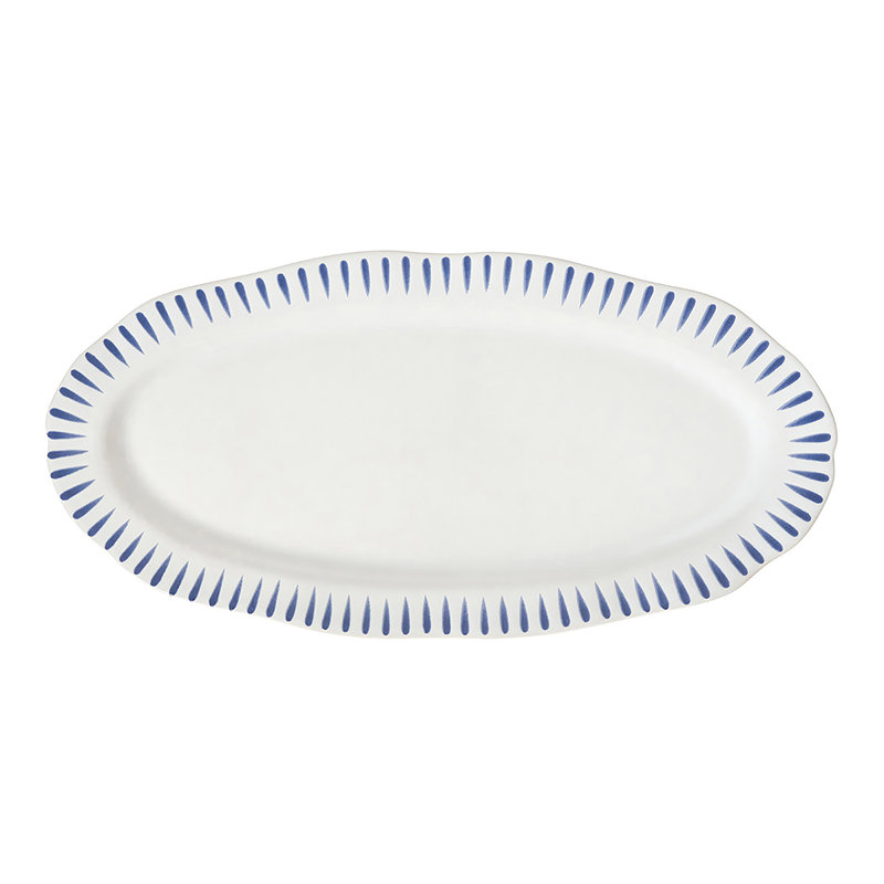 Sitio Stripe 15" Hostess Tray