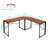 Aleksander Foldable Modular L-Shaped Steel Computer Desk-1282481106