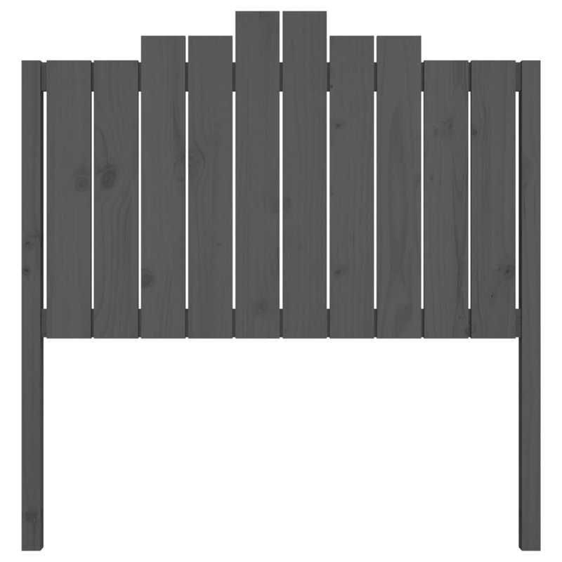 Millis Double (4'6) Solid Wood Headboard, Brown, 106 x 110 cm