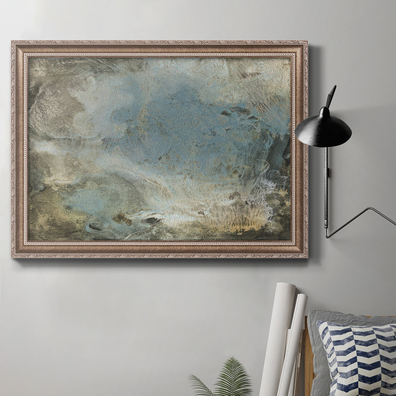 Proximité II - peinture sur toile encadrée, H 16 po x l 20 po x P 2,5 po