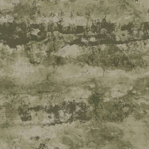 Elegance 10m x 53cm Satin Wallpaper Roll, Green
