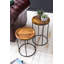 Aldrick Solid Wood Frame Nesting Tables