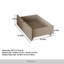 Lit à baldaquin en bois double taille en gris antique-774125244