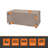 Modern Leisure Garrison Patio Ottoman/Coffee Table/Fire Pit Cover,  48"L x 25"W x 18"H, Sandstone