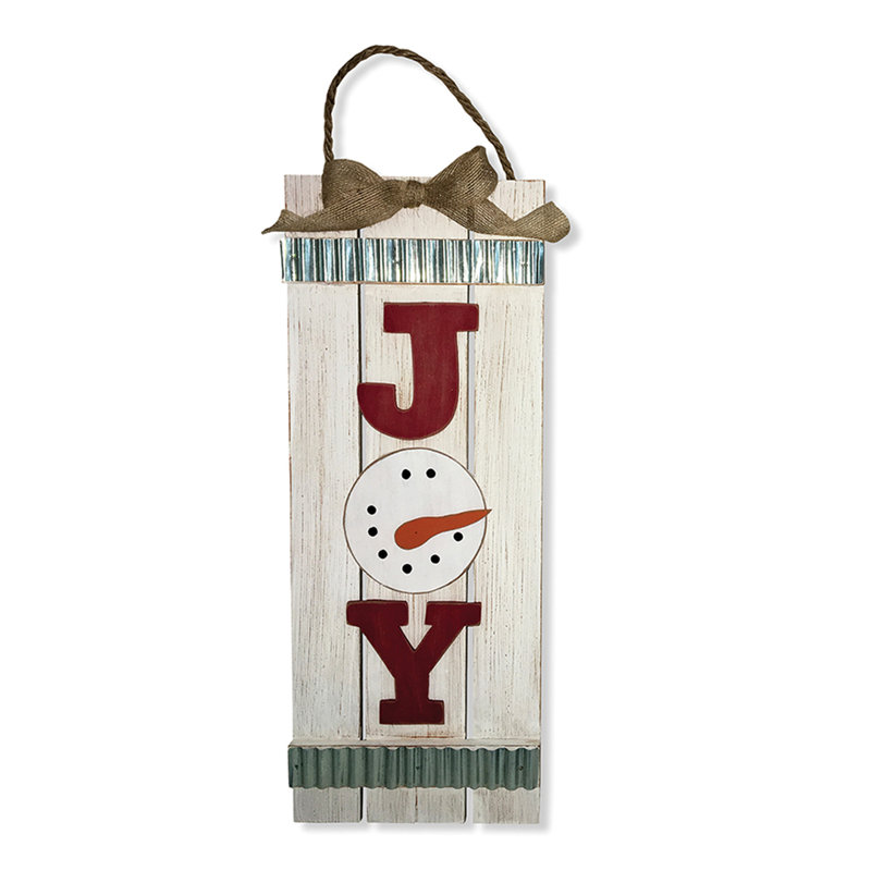 «The Holiday Aisle®», art mural «Joy» de 18 po