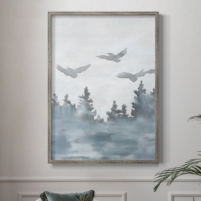 «Christmas Holiday Art», reproduction encadrée CCII - bois massif