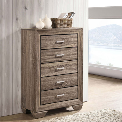 Commode et commode de chambre taupe délavée
