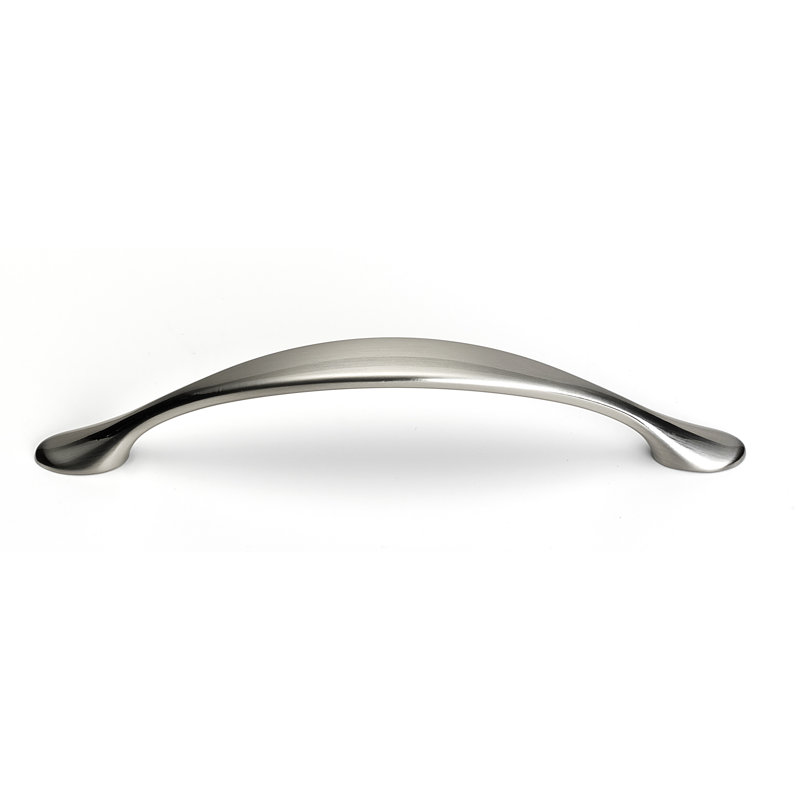 Poignée arche 5" center to center Style Cents, Nickel satiné