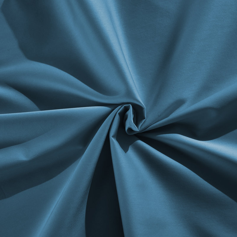 Solayne 3-Piece Soft Washed Microfiber Duvet Cover Set with Zipper Closure and Corner Ties, OEKO-TEX Certified, Blue