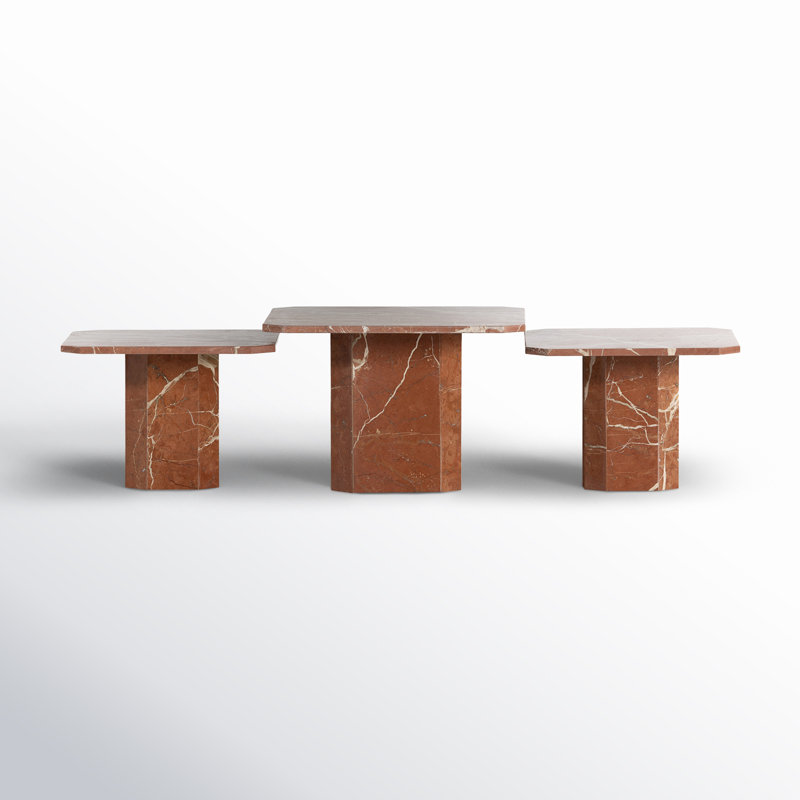 Olene Genuine Marble Coffee Table