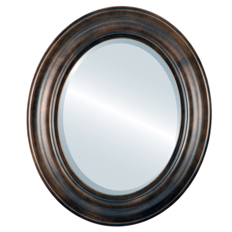 Miroir d'appoint, 25 po x 21 po, Coucher de soleil doré