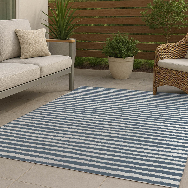 Tapis d'extérieur antidérapant Long Gen, Rectangulaire 8 pi x 10 pi