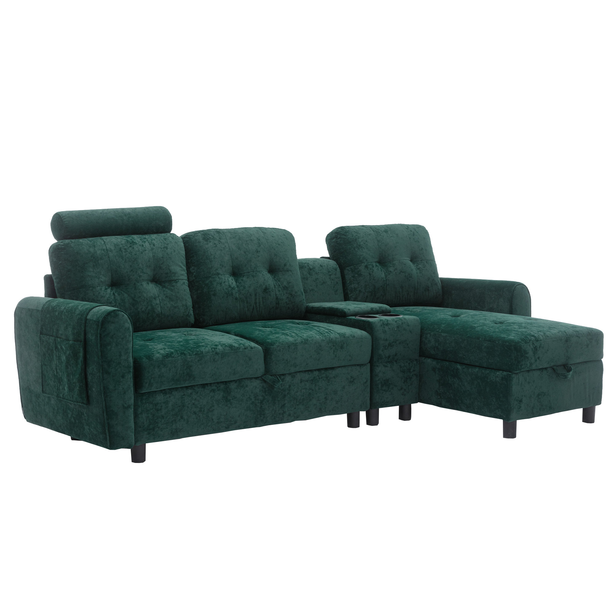 Farm on table Modern & Contemporary Upholstered LShaped Sectional Sofa
