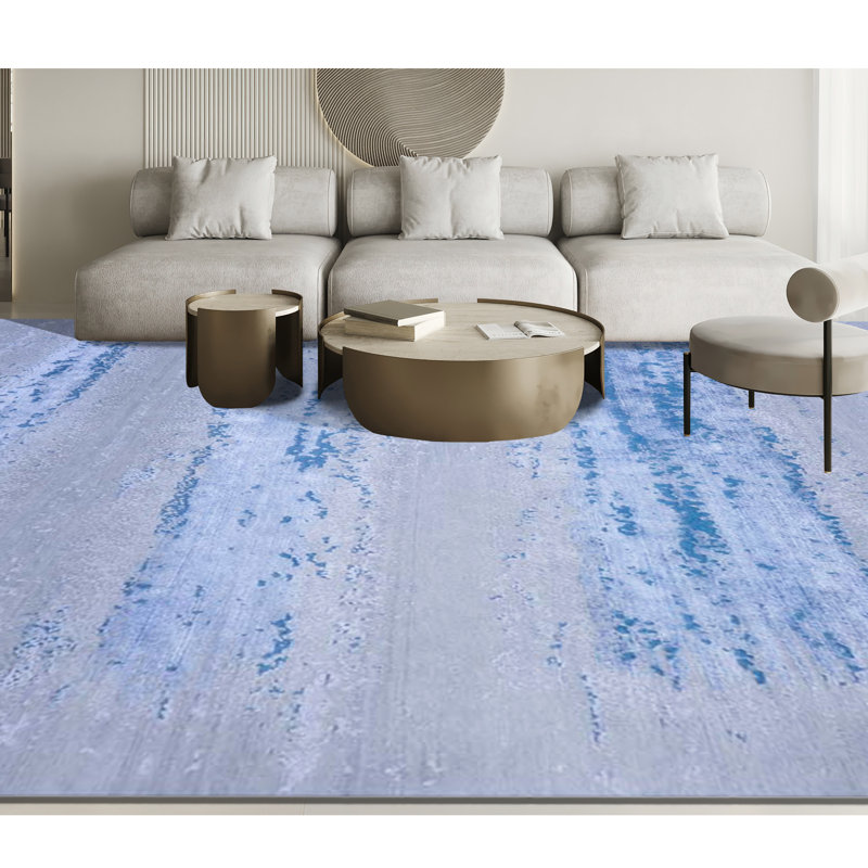 Abstract Area Rug, Rectangle 9'9" x 13'9"