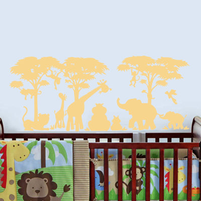 Décalcomanie murale de l’africain safari Arterberry
