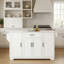 Buffet de 54 po avec commode à café, armoire de rangement avec 4 portes, 1 tiroir et tablettes réglables-2147060923