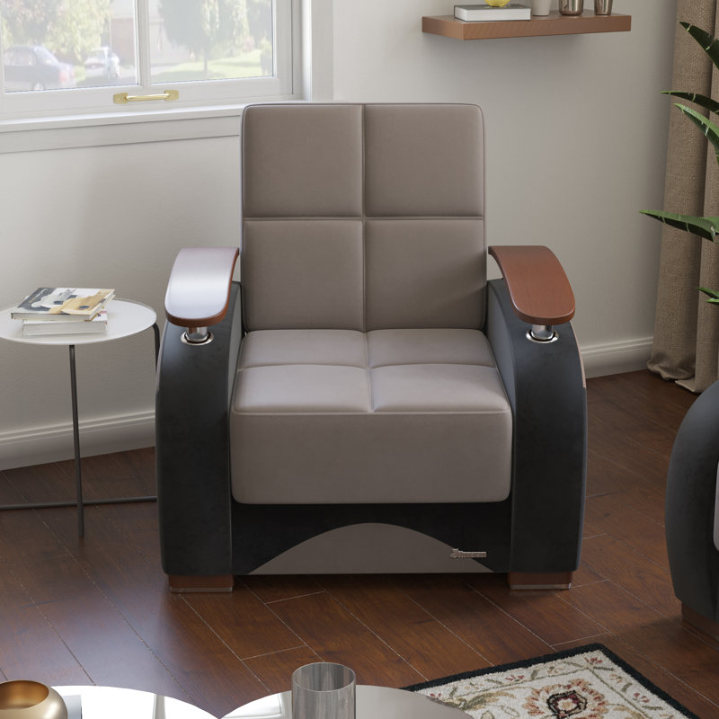 Fauteuil convertible avec rangement Primalest Yalise
