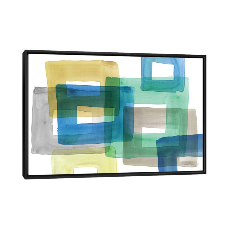 «Rodeo I», reproduction sur toile, H 32 po x l 48 po x P 1,5 po, Toile avec cadre noir, Pas de tapis