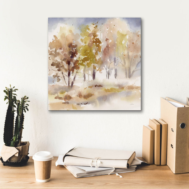 Art mural sur toile Winston Porter «Autumn Grove» par Katrina Pete, H 18 po x l 18 po x P 0,75 po