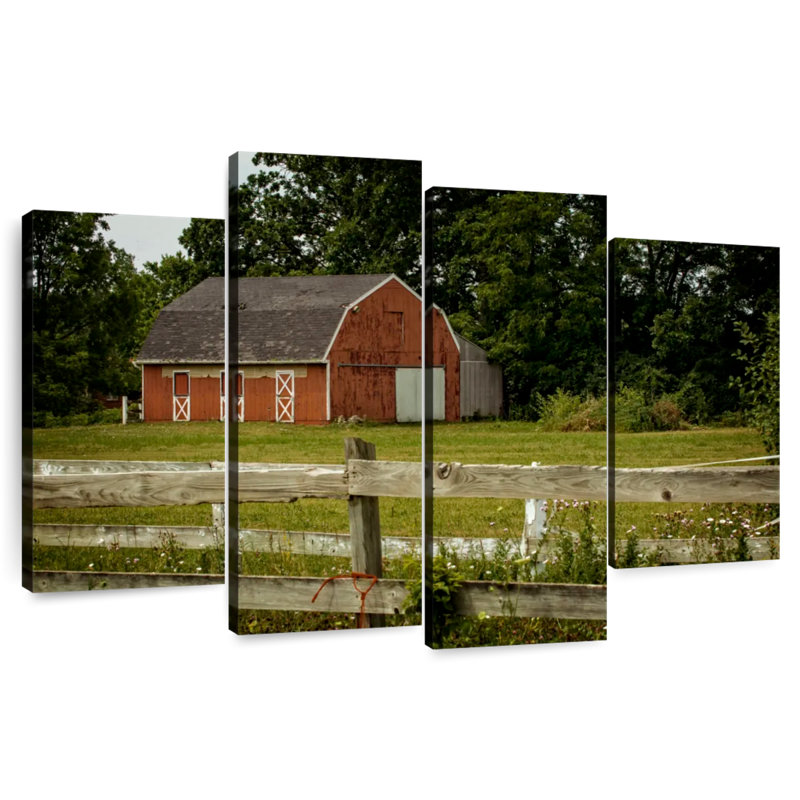 Lilie Rural Farm Barn, 22'' H x 36'' W