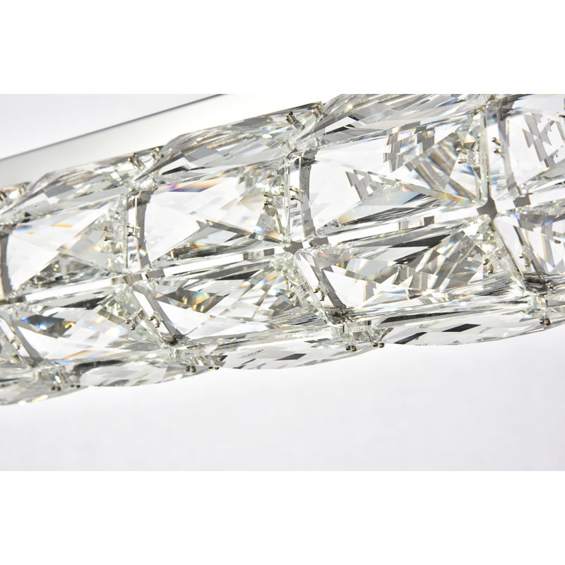 Ultan - Light Pendant, 80" H x 36.6" W x 3.9" D, Chrome