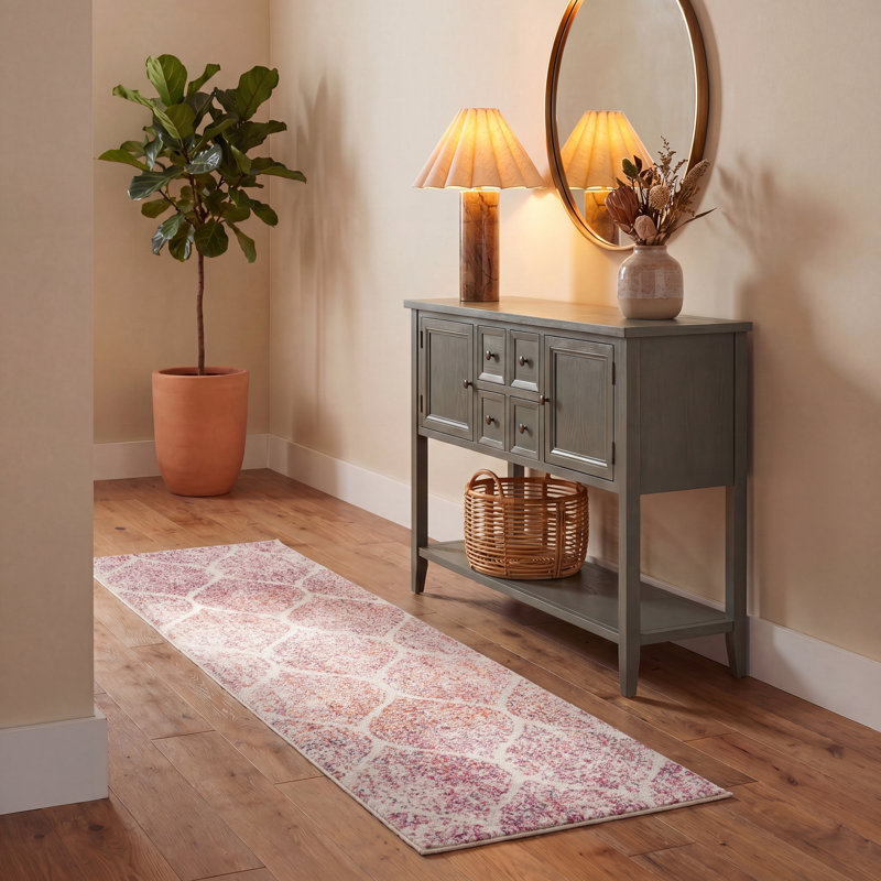 Balcom Performance Geometric Rug, Rectangle 2'3" x 8'