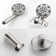 Tub And Shower Faucet Set Complete Shower Tub Kit Dual Shower Head And Handheld 2 In 1 Combo Set Shower System With Tub Spout Tub And Shower Trim Kit Combo Set Shower Fixtures