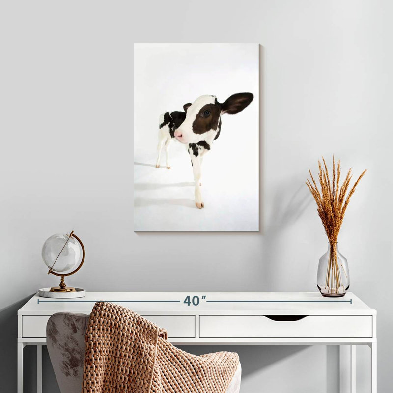 Charmante vache Brampt, H 24 po x l 16 po