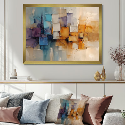 «Urban Jazz», art mural à l'encre liquide, paysage abstrait