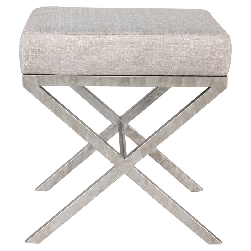 Soho Stool, Silver