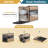 Collapsible Soft-Sided Crate with 1 Door