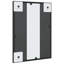 Mikayia Rectangular Metal Wall Mirror-269485665
