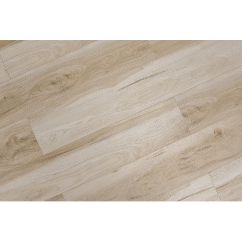 Planche en vinyle 7 "x 60" x 7mm Hickory Click SPC Lock, Cygne provincial