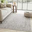 Tapis d'entrée gris 3X5 gris
