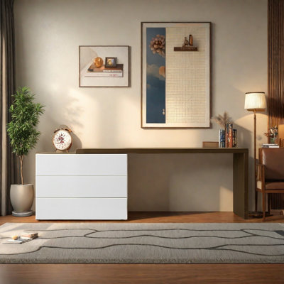 Commode de chambre principale légère et luxueuse