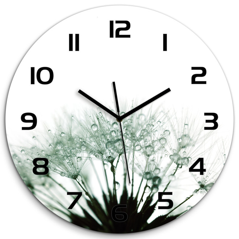 Jovantae Glass Wall Clock