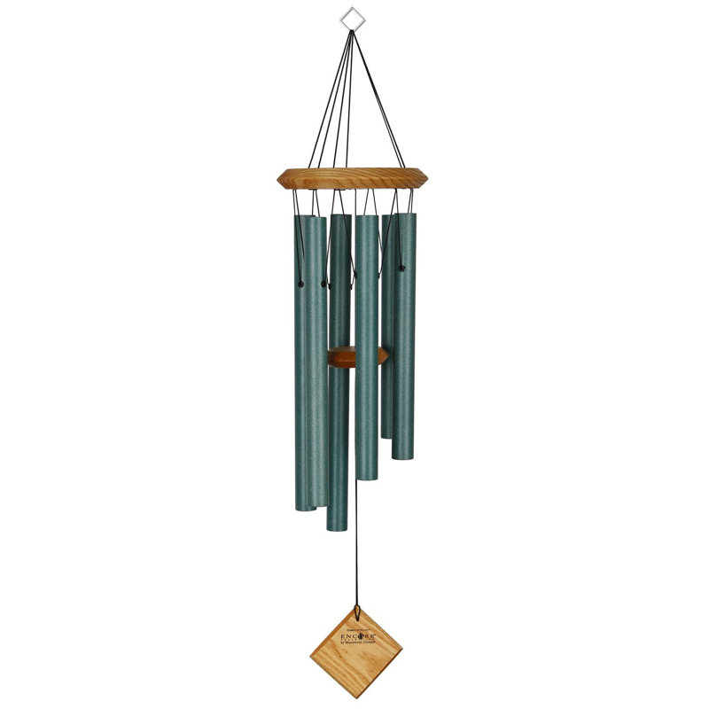 Carillon Pluto, Vert-de-gris, 27" H x 8" W x 8" D