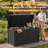 250 Gallon Outdoor Deck Box,Waterproof Resin Outdoor Storage Boxes, Outside Storage Lockable Container for Garden Tools,Indooor Cushions,Accessories-134231874