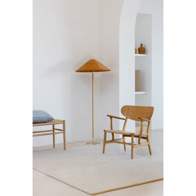Craft Matter Plain Warm White 049106, Rectangle 4'7" x 6'6"