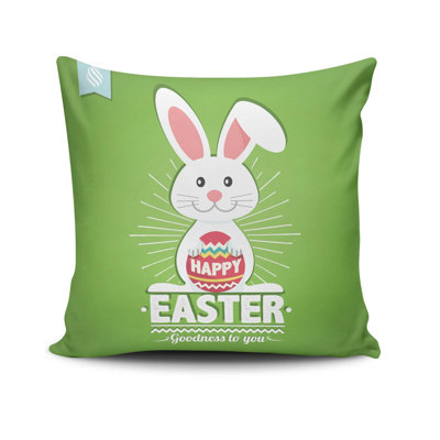 Coussin décoratif Laverne, 17,0 x 17,0 pouces, 50% coton / 50% polyester, lavable à la machine, repassable, rembourrage en silicone, fermeture à glissière dissimulée | Coussin décoratif doux et élégant pour le salon, la chambre à coucher et le bu